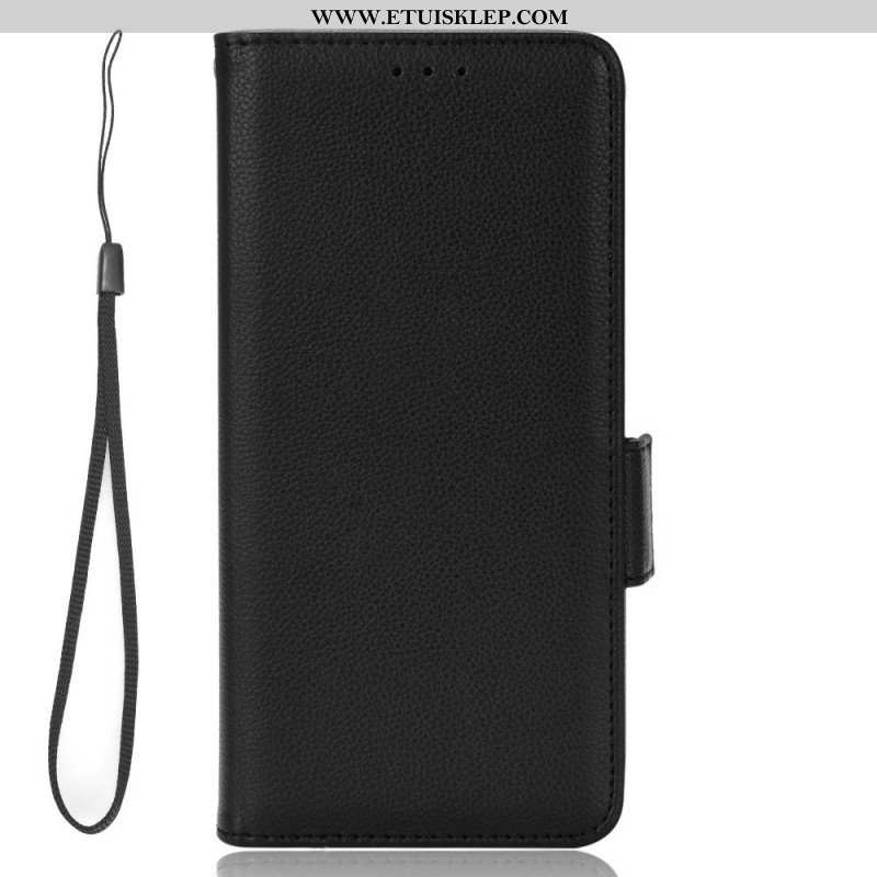 Etui Na Telefon do Xiaomi 12T / 12T Pro Etui Folio Efekt Skóry Z Paskiem